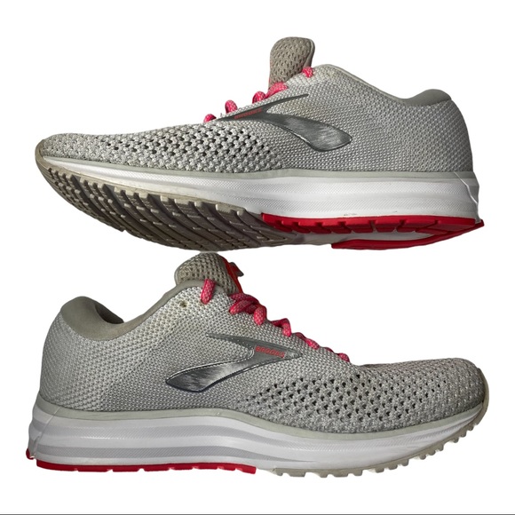 Brooks Running Women’s Revel 2 Grey and Pink Size 9 - Picture 3 of 8